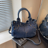 Denim Zipper Sewing Crossbody Bags Simple Large Capacity Women's Bags on Sale 2025 New High Quality Fashion Women's Handbags