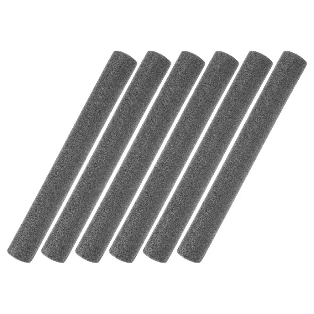 

6pcs Sponge Tube Accessories For Trampoline Enclosure Black Foam Pole Sleeves Heavy Duty Safety Protection Comfortable Easy