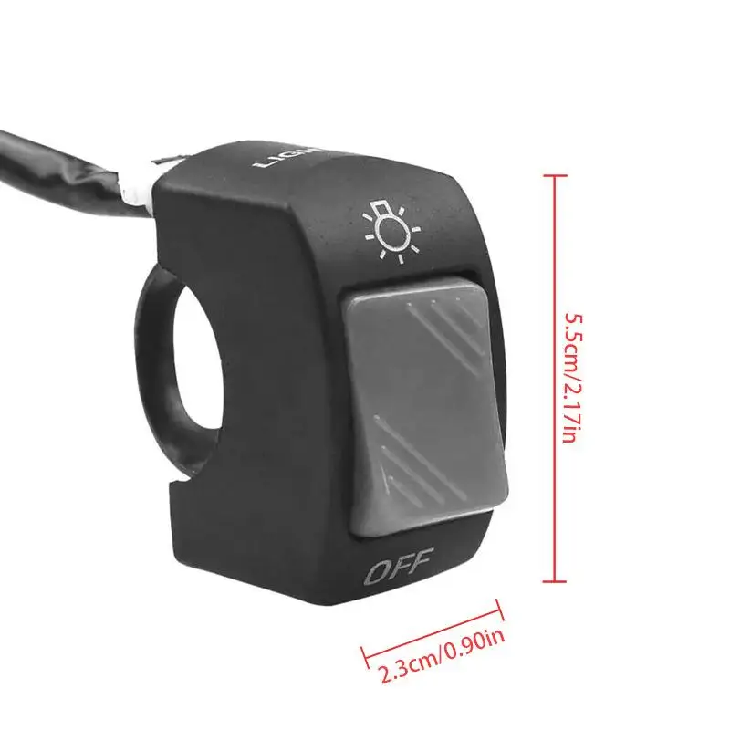 New 1 Pcs Motorcycle Switch ON OFF Control Button Handlebar Mounted Headlight Signal Lamp Control Modified Switches Accessories