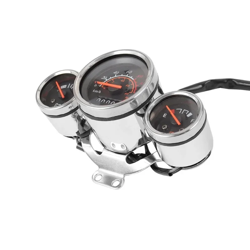 Pkx For Fuel Gauge Kit Fits Universal Motorcycle Instrument Digital Tachometer Speedometer Odometer Meter Motorbike Voltmeter