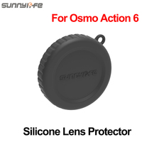 Sunnylife silicone lens protector cover for DJI OSMO ACTION 6 Camera accessories:reduce the risk of screen breakage from drops