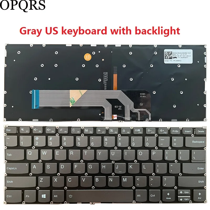 Russian/US/UK/Spanish keyboard for Lenovo Yoga C340-14 C340-14API C340-14IML C740-14 S740-14 C740-14IWL S740-14IIL S740-14ILL