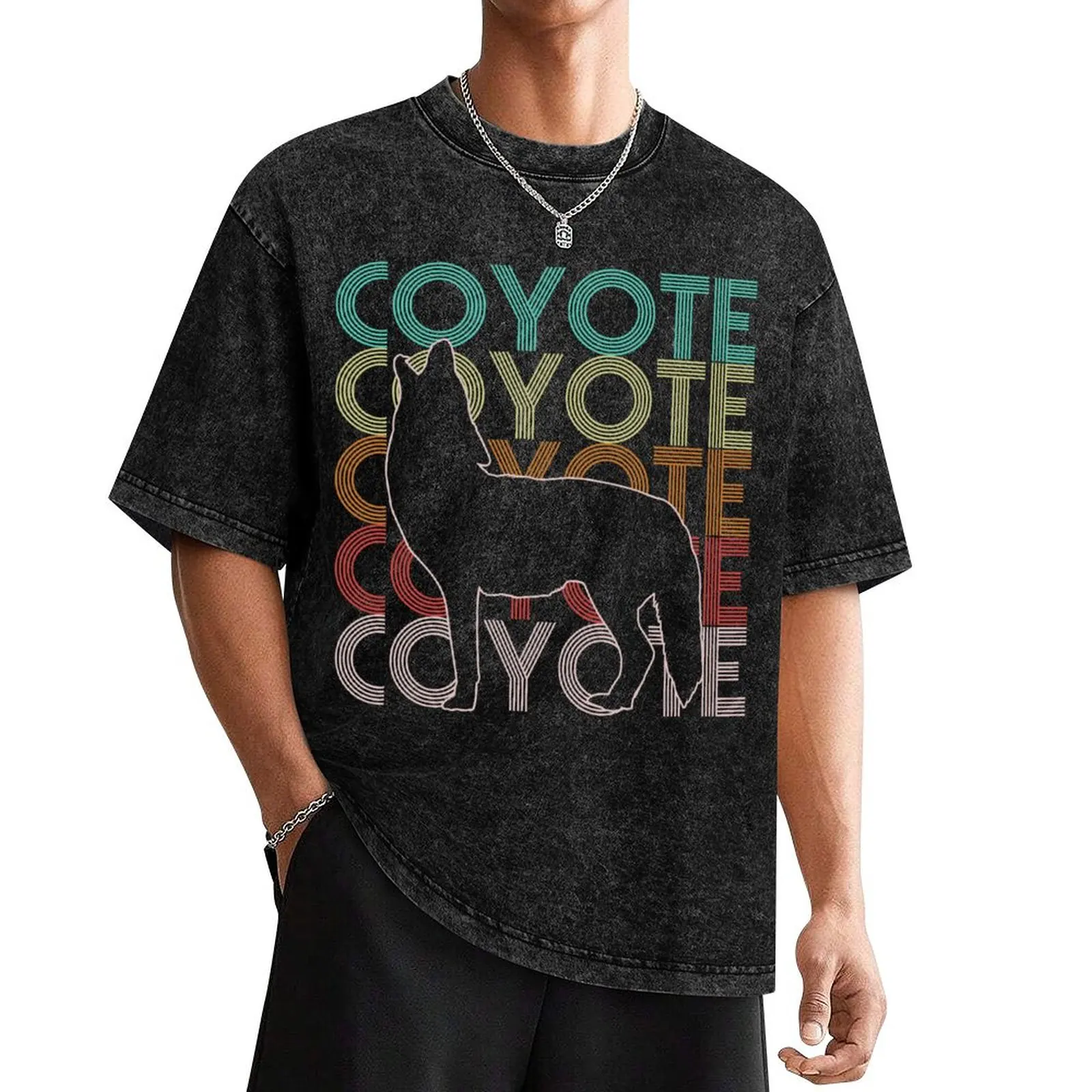 

Coyote Coyote Coyote T-Shirt tees Blouse oversizeds Aesthetic clothing Men's t-shirt