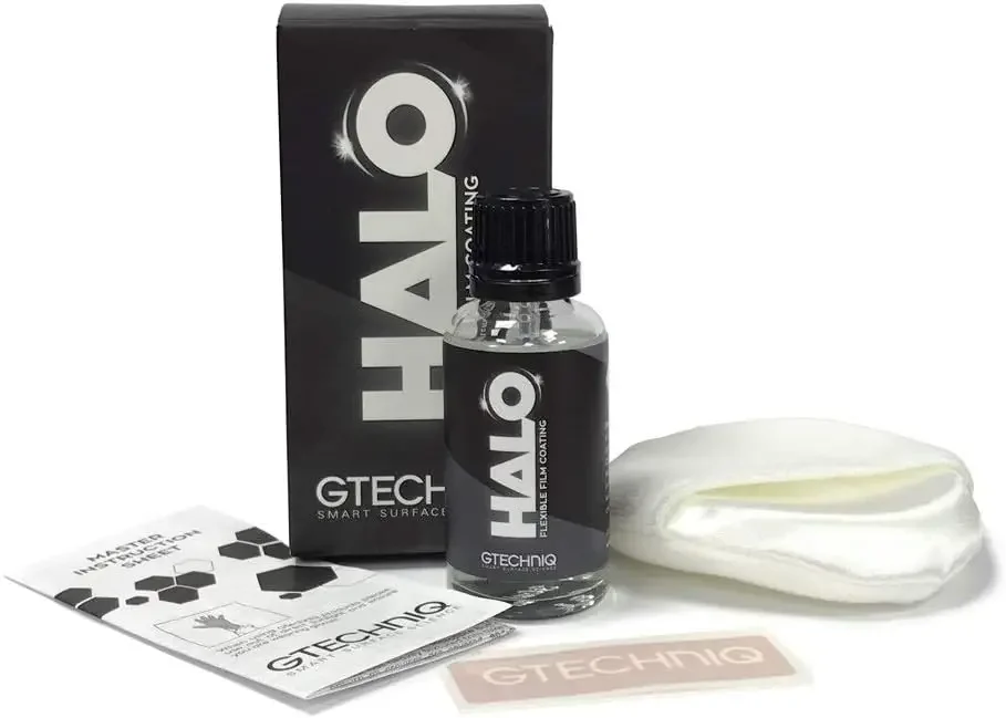 

Gtechniq Halo Автомобильное керамическое покрытие с нитриловыми перчатками и аппликатором для автомобилей, защита от PPF и винила, блеск, легко наносится