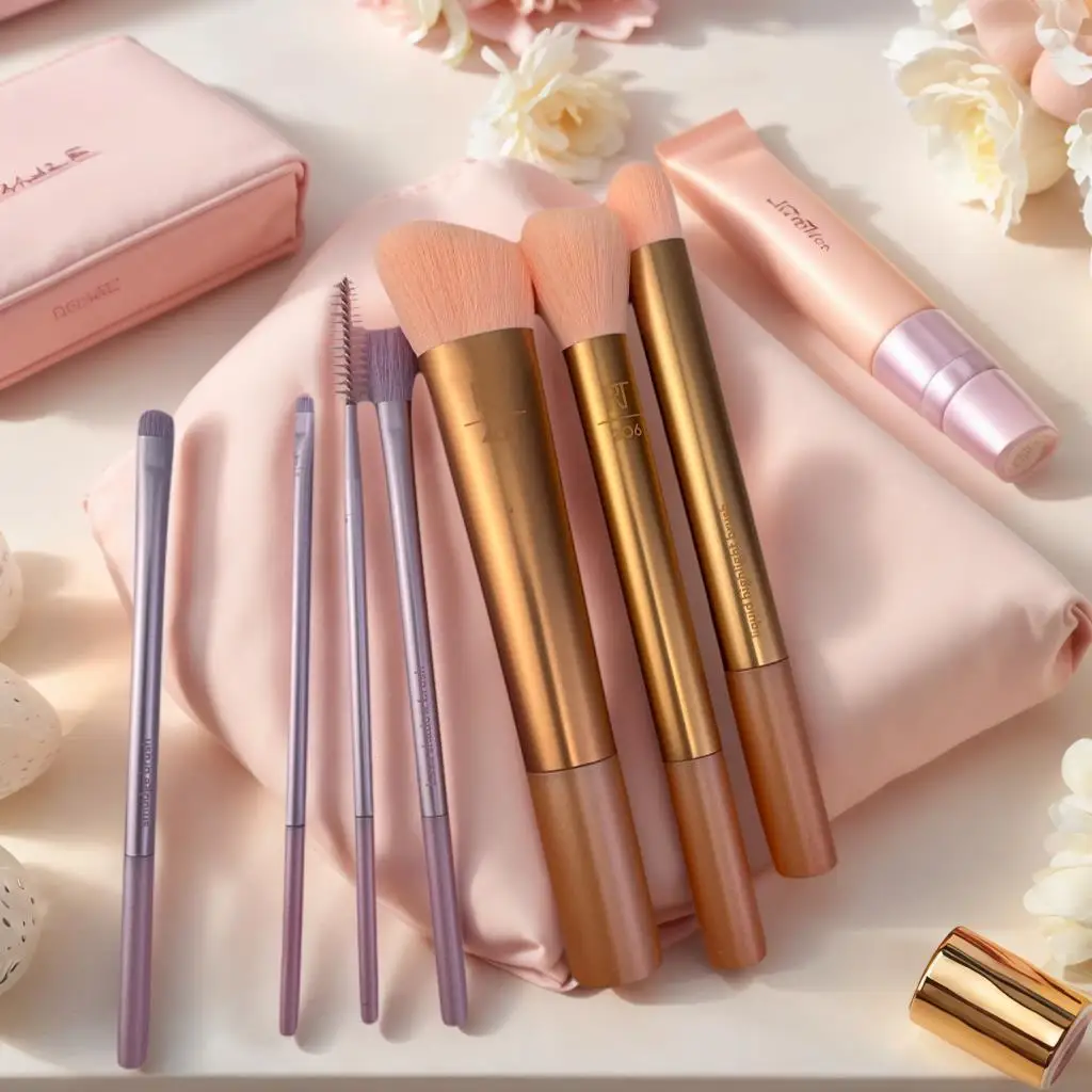 Real Techniques pinceaux de maquillage ensemble d'outils poudre cosmétique ombre à paupières fond de teint Blush mélange beauté maquillage brosse