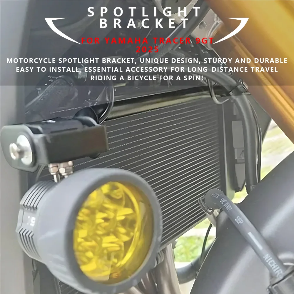 

For YAMAHA TRACER 9GT 2025 Motorcycle Headlamp Bracket LED Lights Bracket Auxiliary Light Mounting Front Bracket Accessories