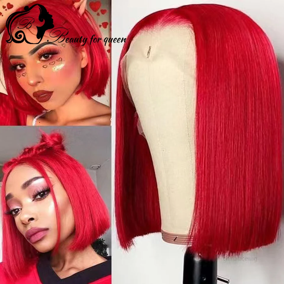 High Density Silky Wig Original  Purple Blue Green Yellow Short Bob Human Hair Wigs  Anti Tangle Raw Hair Long Water Wave Ombre