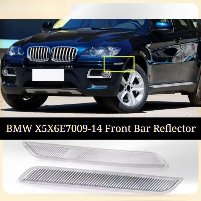 

Front Lef+Right Bumper Side Marker Reflector Fit For BMW X6 E71 E72 2009-2014 X5M 2009-2014 63147187087 63147187088 63147179991