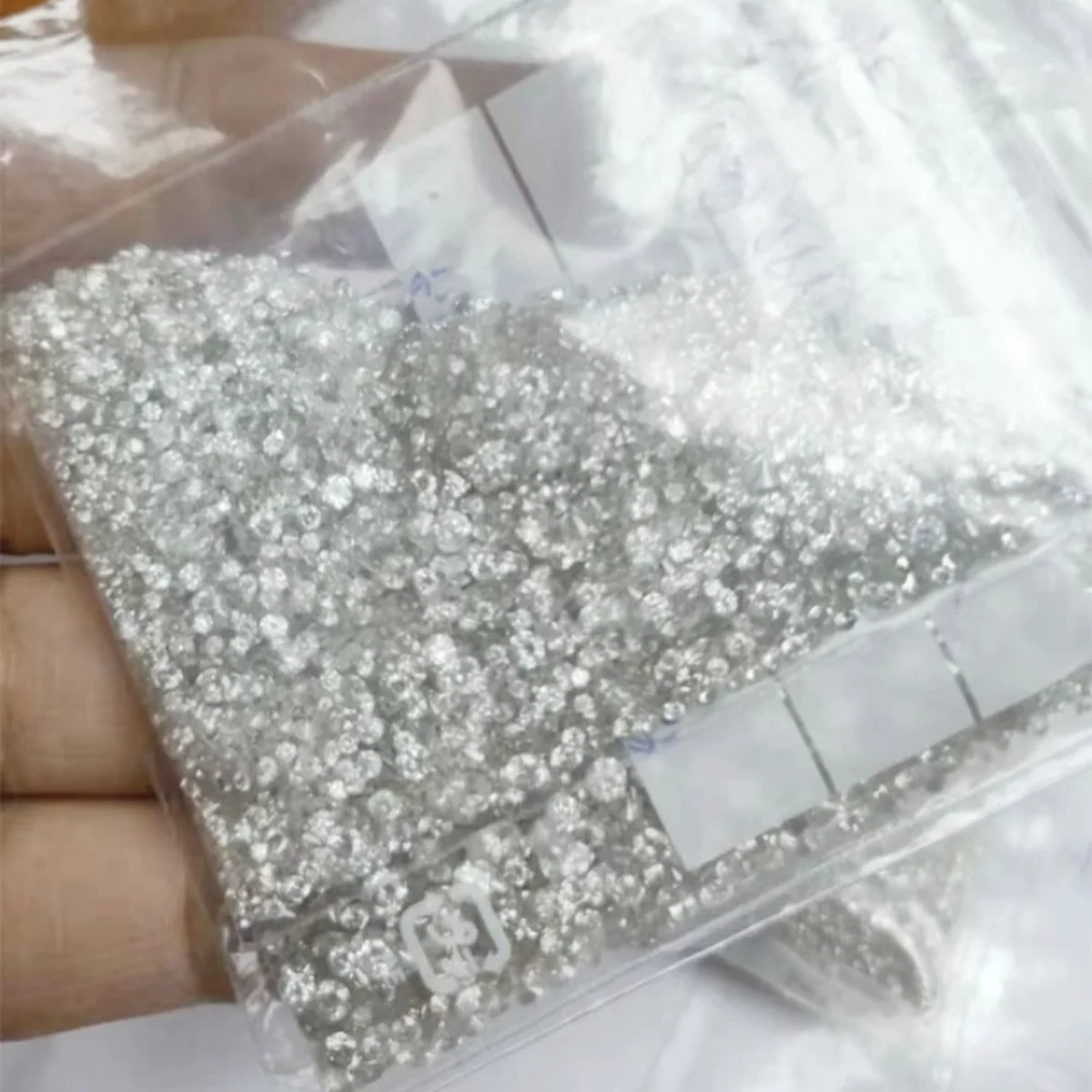 CVD Melee Lab نمت الماس DEF VS-VVS قطع مستديرة الماس فضفاض 1CT 0.9-3.2 مللي متر مختبر خلق الماس للمجوهرات المخصصة #3