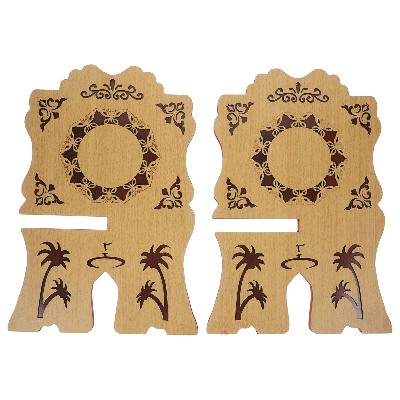 Wooden Bible Reading Stand Detachable Book Rack for Confucian Quran Islamic Eid Temple School Home Desk Decorative Elegant