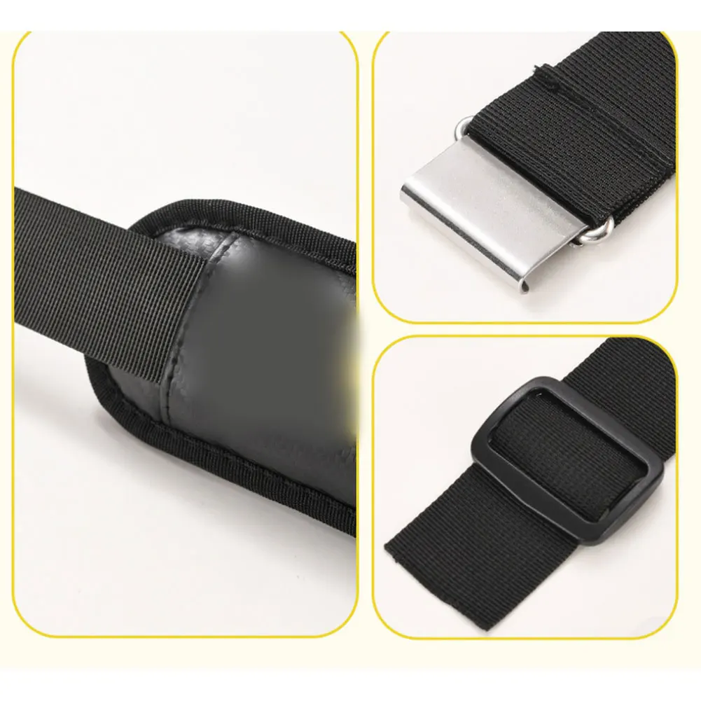 Outdoor Activities Adjustable Strap Adjustable Length Fishing Strap Fishing Accessories Black Load-Bearing Capacity