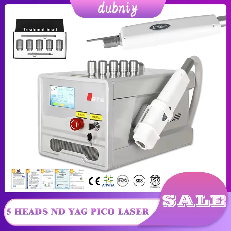 

Portable Q switch Nd Yag laser tattoo removal machine 1064nm 532nm 1320nm skin whitening Eyesbrow pigment removal Machine