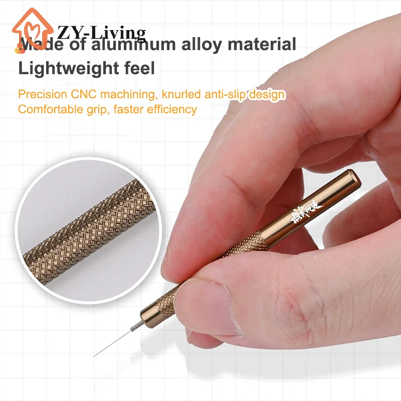1Pcs MS107 Metal Precision Glue Dispenser For  Scale Model Building Tools CA Glue Applicator Military Hobby DIY Craft Tool