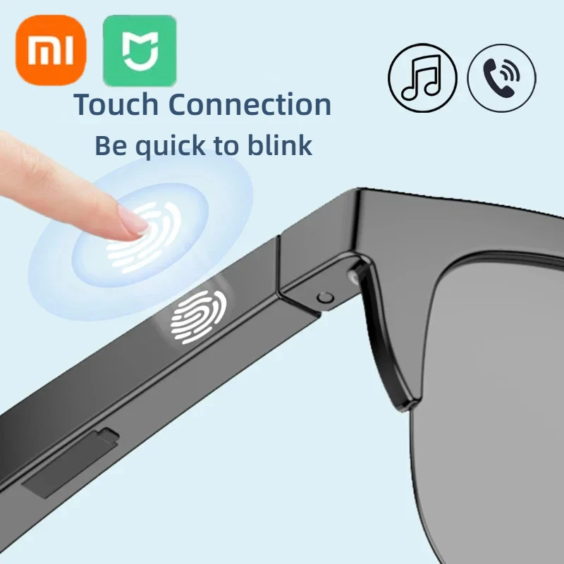 Xiaomi Smart Sunglasses Glasses Bluetooth Call Outdoor Sports Headphones HIFI Blue Light Waterproof Anti-UV For Men And Women