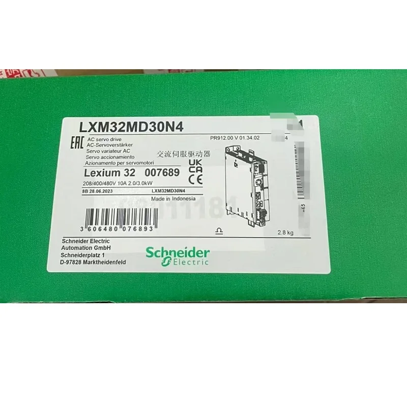 

Brand New Original LXM32MD30N4 AC servo drive