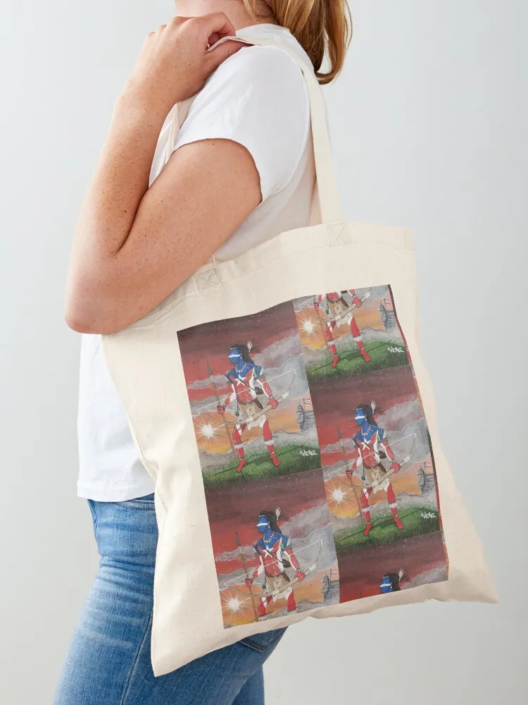 

The Proud Warrior Tote Bag Women's shopping bag canvas tote Women's beach bags reusable shopping bags