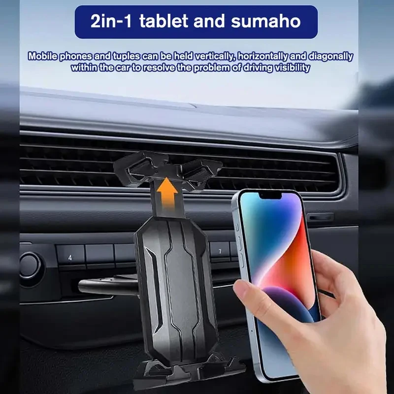 

360 Rotatable Car CD Slot Tablet Bracket Mount Stand - Universal Mobile Phone Holder for iPad Samsung Tablet