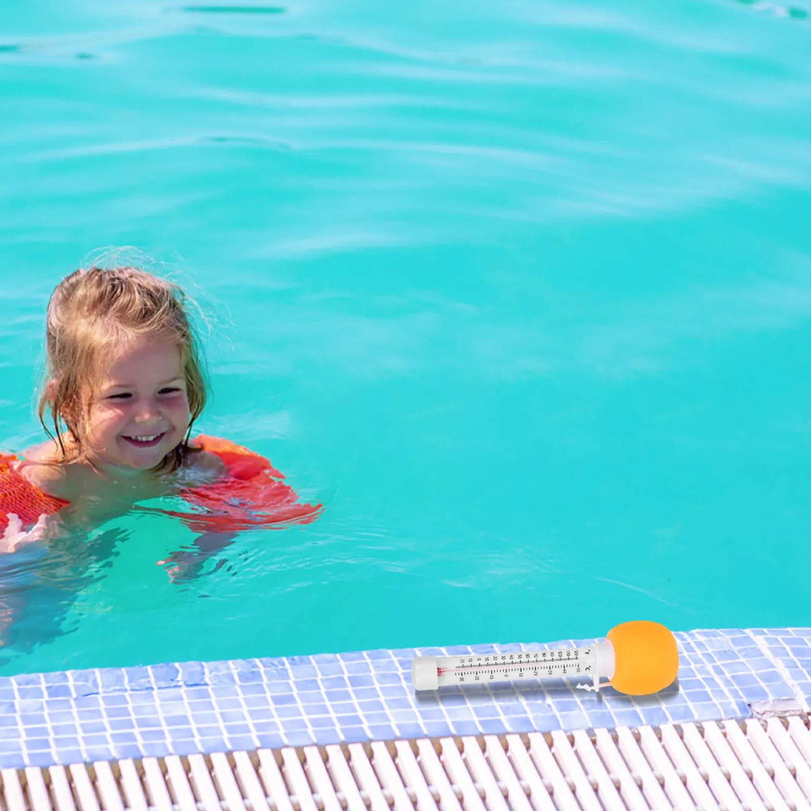Wasserdichtes Schwimmthermometer für Pool und Badewanne Sicheres Temperaturmessgerät für Neugeborene Kinder Indoor Outdoor Wasseraktivitäten