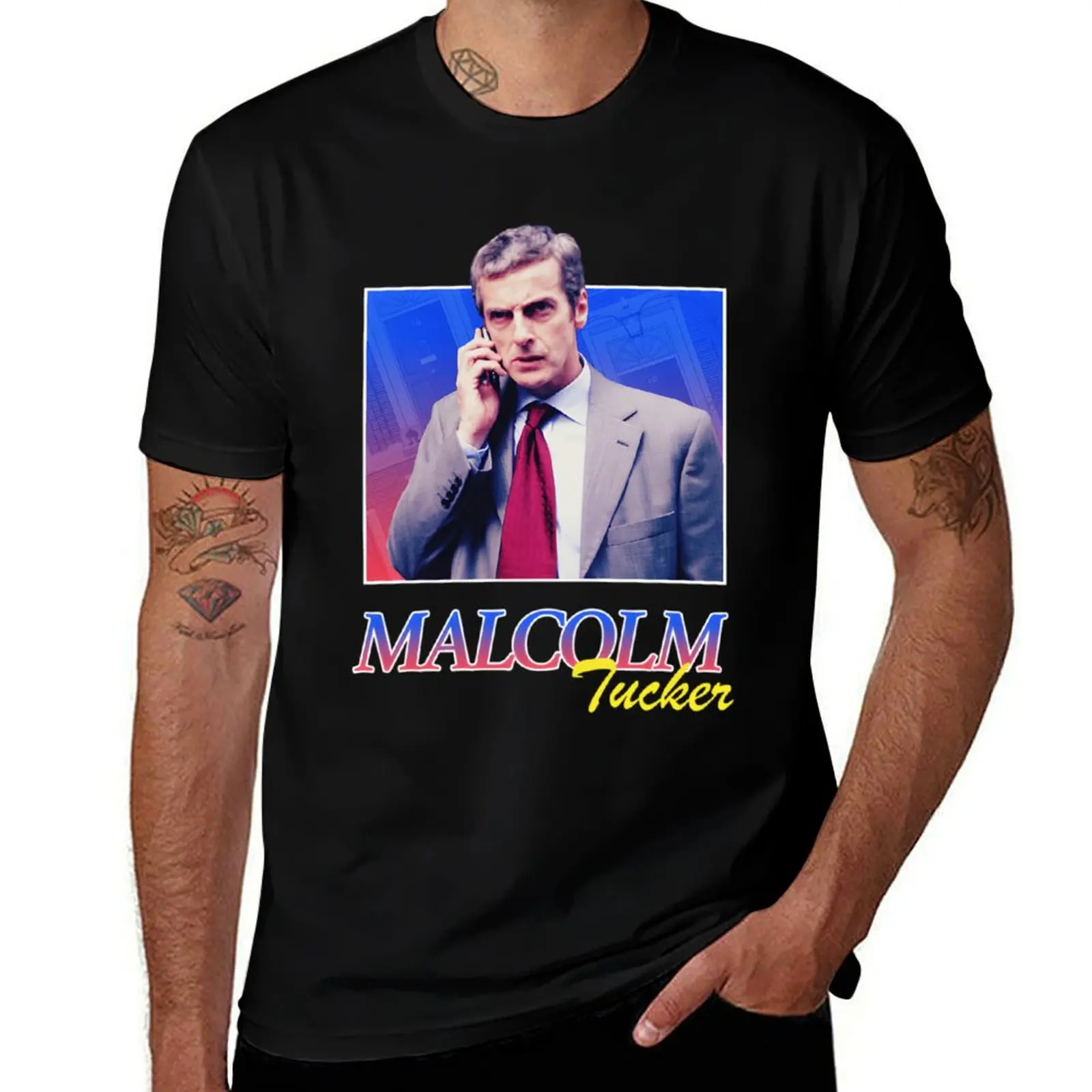

Malcolm Tucker - The Thick Of It Print \t \t\t T-Shirt t shirt man cotton t shirts for man graphic tees T-Shirt