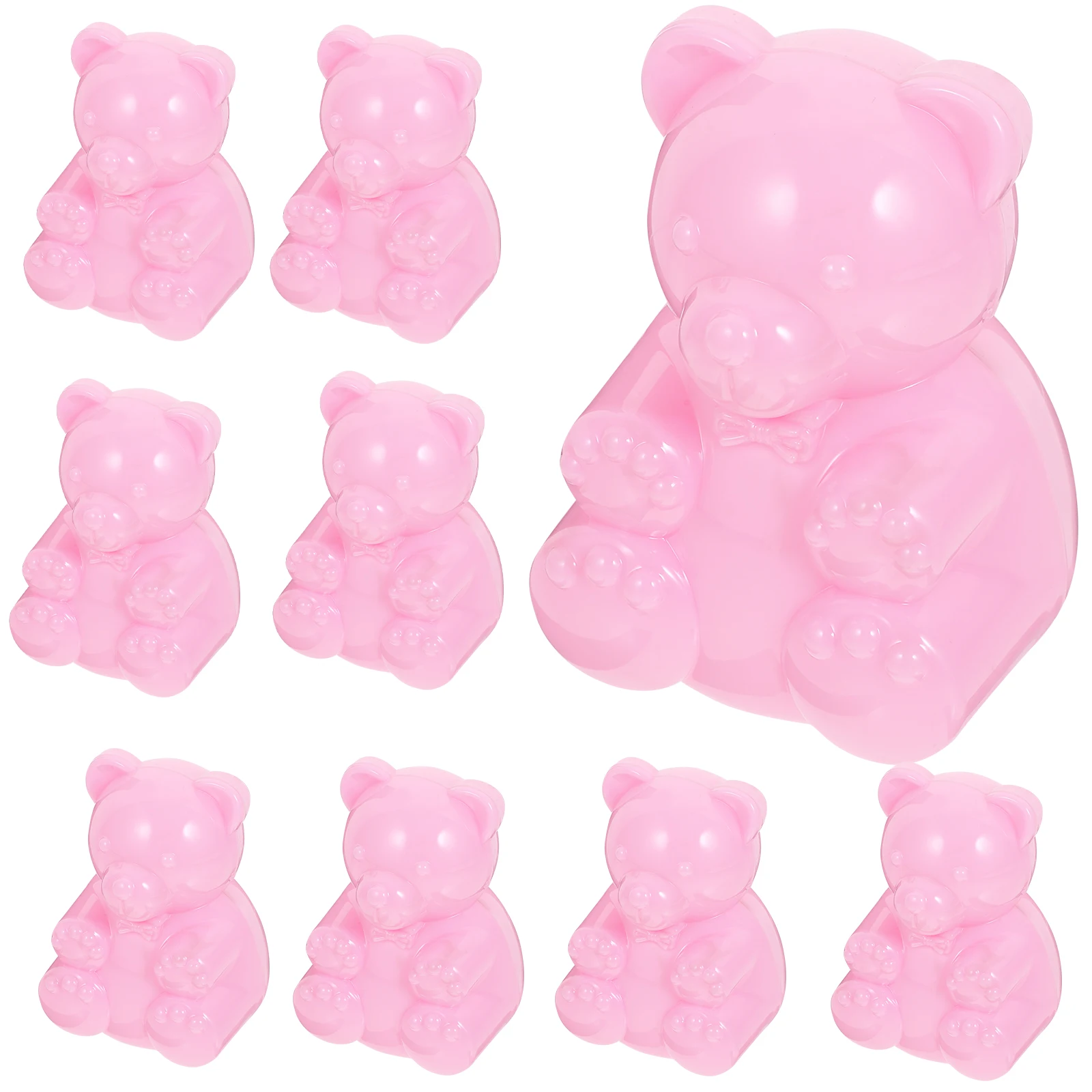 

12 Pcs Shaped C y Boxes Transparent Wedding Favors Party Treats Containers Storage Acrylic Sweets Packaging Gifts Box