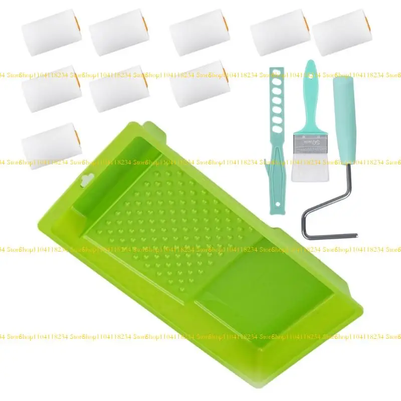 O conjunto rolos p9fb 13pcs inclui rolos composto 2 polegadas e acessório portátil para e