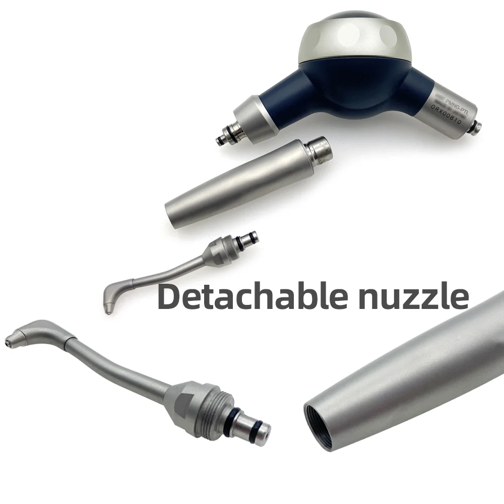 Dental Air Polisher with Dual Powder/Water Jet for Supragingival Cleaning Dental Hygiene Unit fit NSK PTL Prophy Handpiece