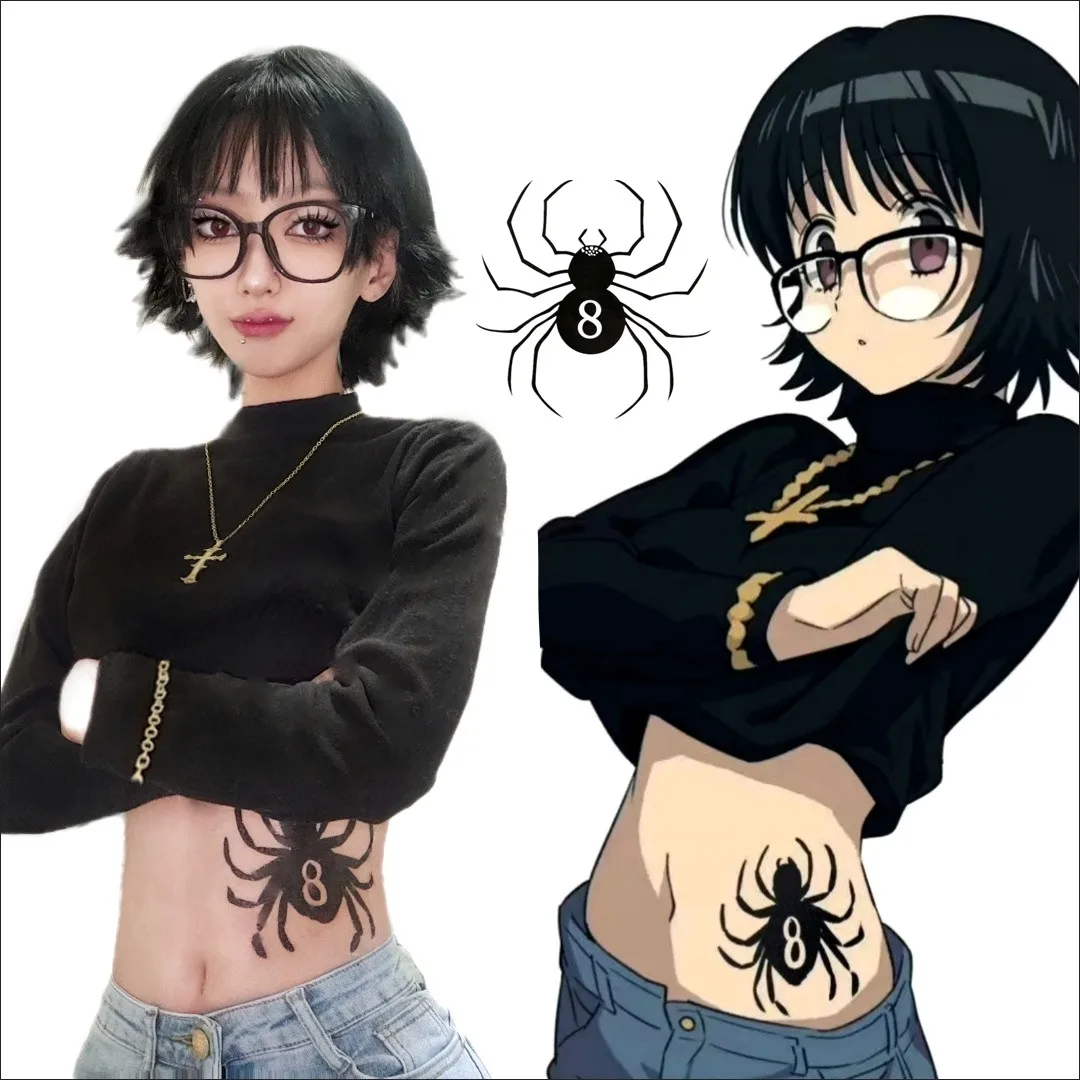 Hunter x Hunter Phantom Troupe No. 8 Shizuku Spider Tattoo Brooch