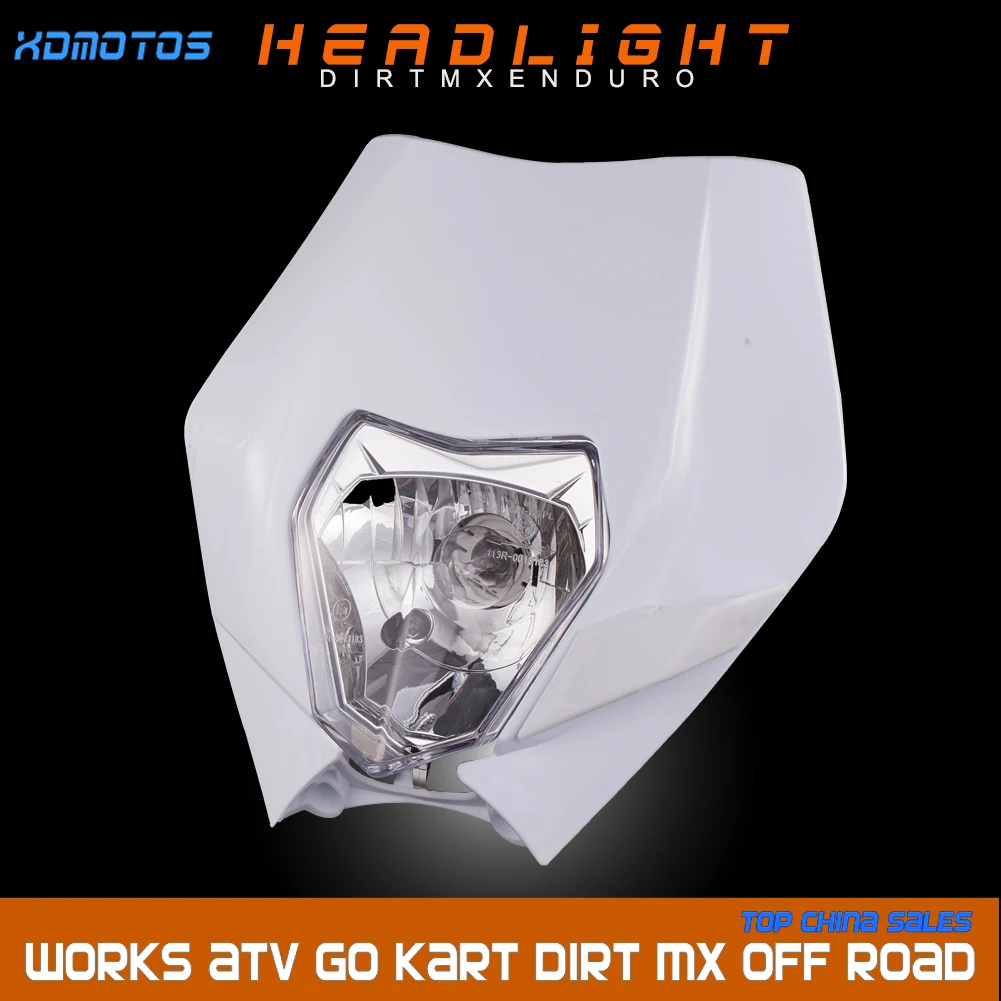 Motorcycle 2009 Universal headlight Headlamp Head Light For KTM EXC EXCF SX XC XCW MX SMR SXS 125 250 350 450 500 505 520 530 - Image 4