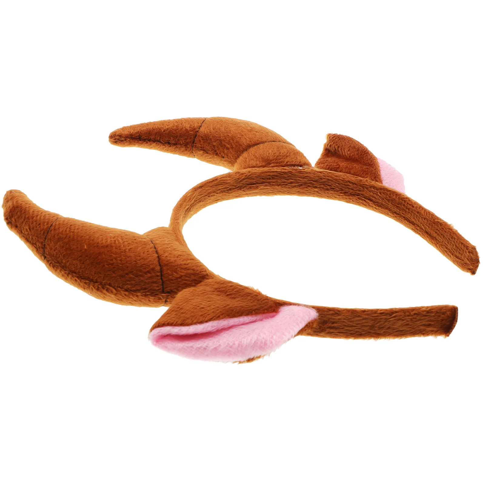 Kids  Ox Horn Shape Animals Ears Headband Party Cosplay Costume Headdress Hair Headpiece (Brown) animal headbands