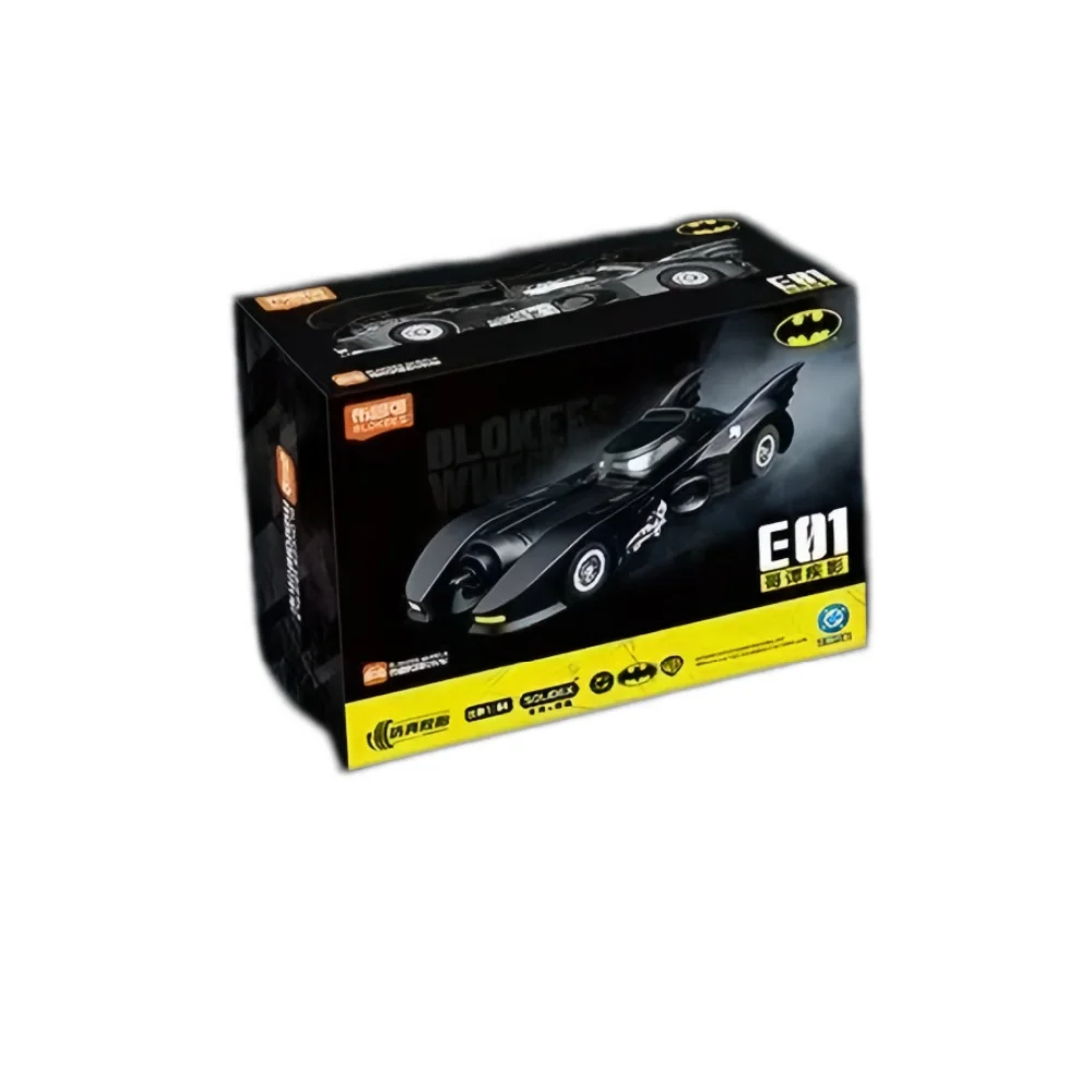 BLOKEES WHEELS Batman E02 Batmobile Casey Putsch 1:64 Speelgoed 1997 Auto DC Arkham Justice League Dark Knight Assembly Action Figure