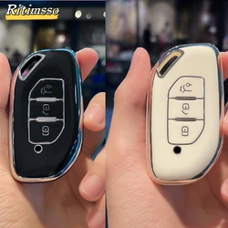 Soft Tpu Car Key Case Fob Cover Protector Holder Shell for Dongfeng Forthing Fengxing T5 EVO 2021 Car Accessories