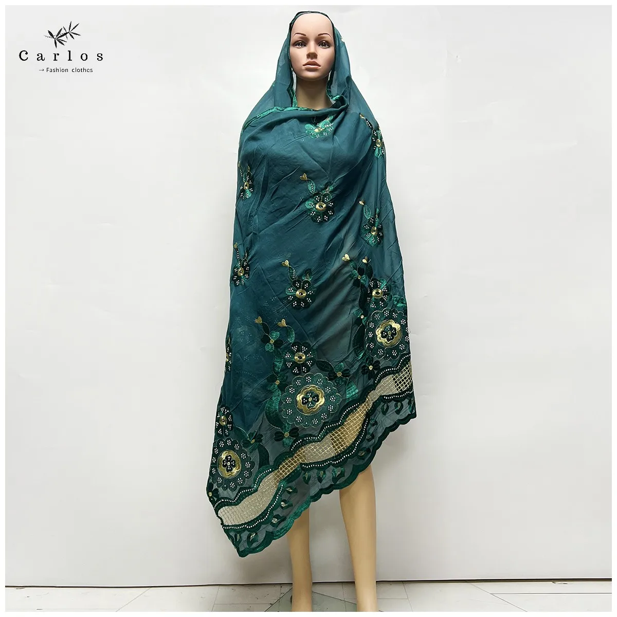 2024 High Quality Hot Sales African Muslim  Scarf 100% Cotton Scarf African Women Hijab Scarf Dubai Scarf on Wholesale price