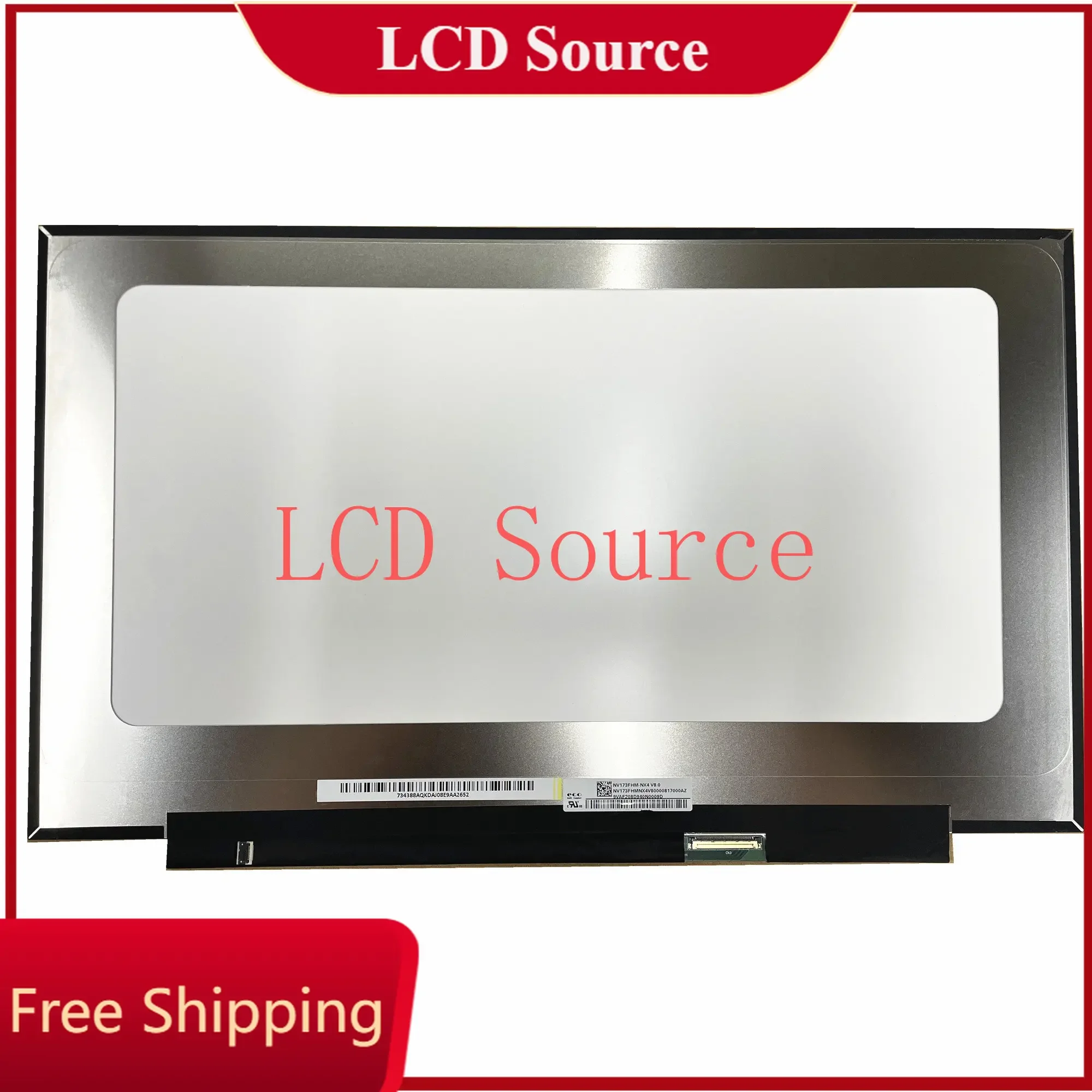 NV173FHM-NX4 NV173FHM-NX1 NV173FHM-NX3 120Hz Display Panel EDP 40 Pin LCD Screen