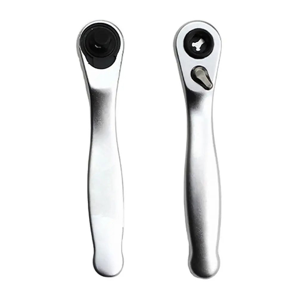 

72 Teeth Mini Ratchet Wrench Quick Release Square Drive Head 1/4 Drive Ratchet Handle Wrench Socket or Bit Holder