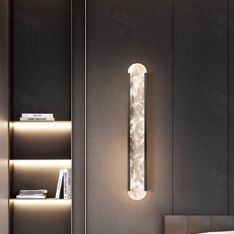 New Living Room TV Background Wall Light Bedhead Long Stairway Lighting Fixtures Cloud and Mist  Bedroom Study led Ceiling Light