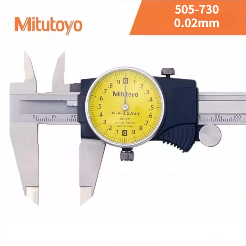 Dial Caliper 0-150mm/0.01 505-732 Stainless Steel Vernier Calipers Micrometer Measuring Tools Mesure Instrument