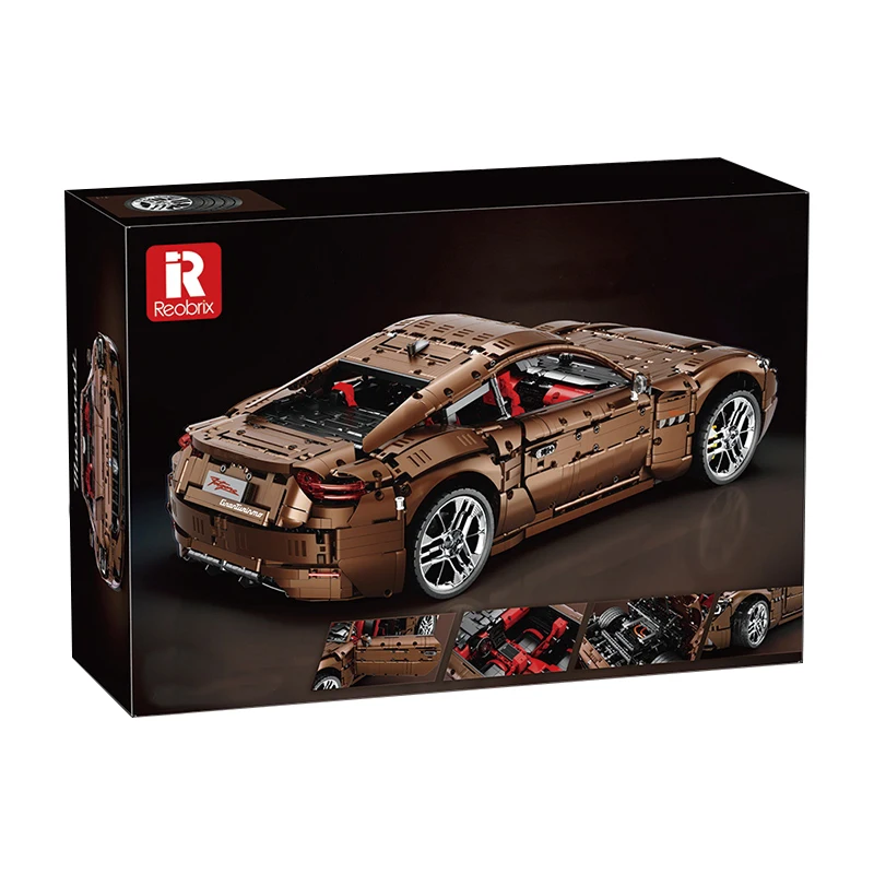 

В НАЛИЧИИ 11009 MOC Технический 1:8 RC медный спортивный автомобиль GranTurismo Строительные блоки Кирпичи Модель Сборка игрушек для мальчиков Подарочный набор