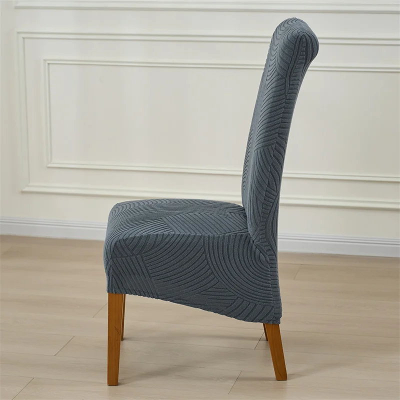 1/2/4/6 قطعة مرونة XL حجم غطاء كرسي تمتد الطعام كرسي أغطية مكافحة القذرة مقعد يغطي مأدبة الزفاف Housse دي تشيس