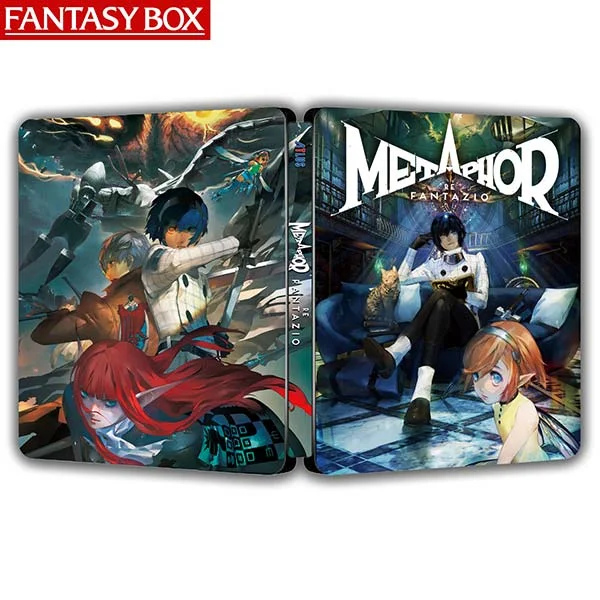 

Metaphor ReFantazio JP Limited Edition Steelcase FantasyBox (Customization,Steel case,Game CD not included)