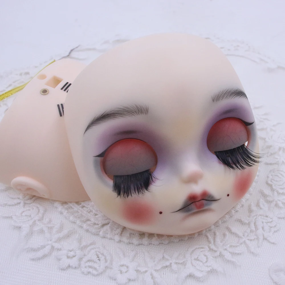 ICY DBS Blyth 1/6 Hand Painted Zombie Makeup White Skin White Eyelashes DIY Toys SD