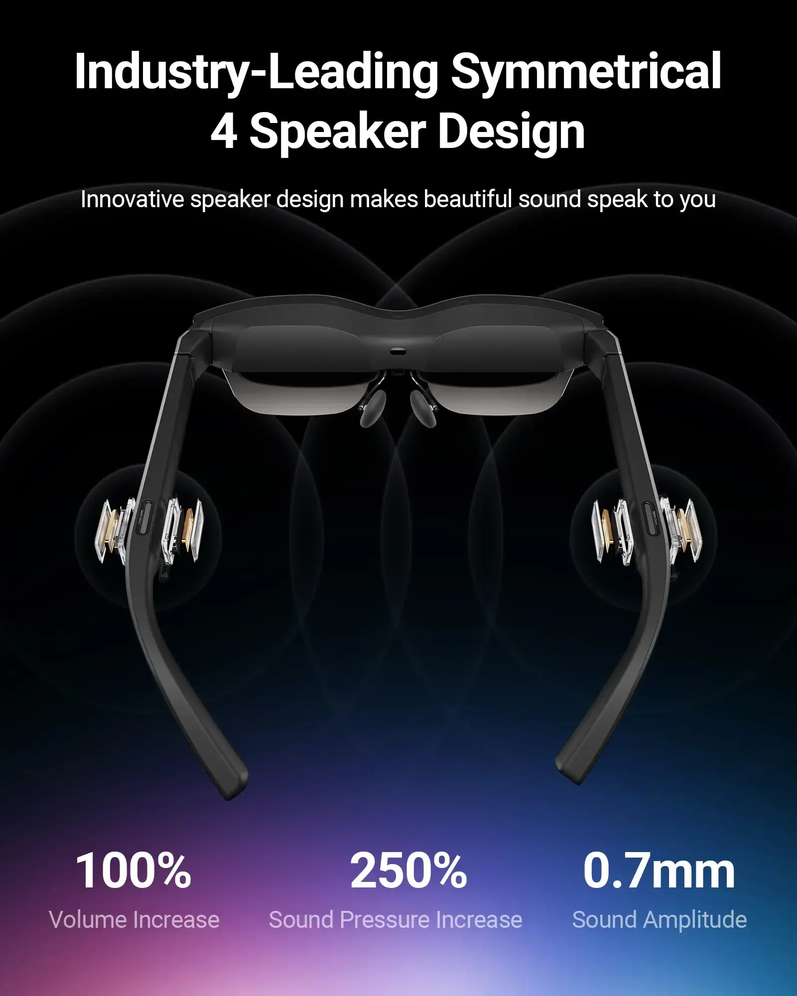 TCL Rayneo Air 2S Smart AR XR kacamata 201 ", layar raksasa ultra-terang tampilan 120Hz kacamata dengan JoyDock saku TV untuk iPhone