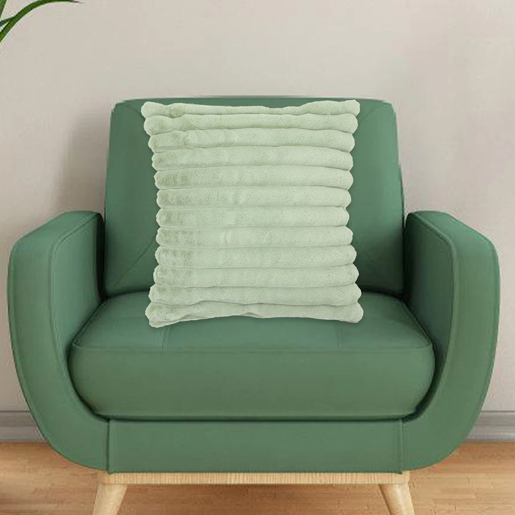 

45x45cm Light Green Sofa Throw Square Cushion Comfortable Decorative Couch Pillow for Bedroom Living Room Car Home Decor Soft