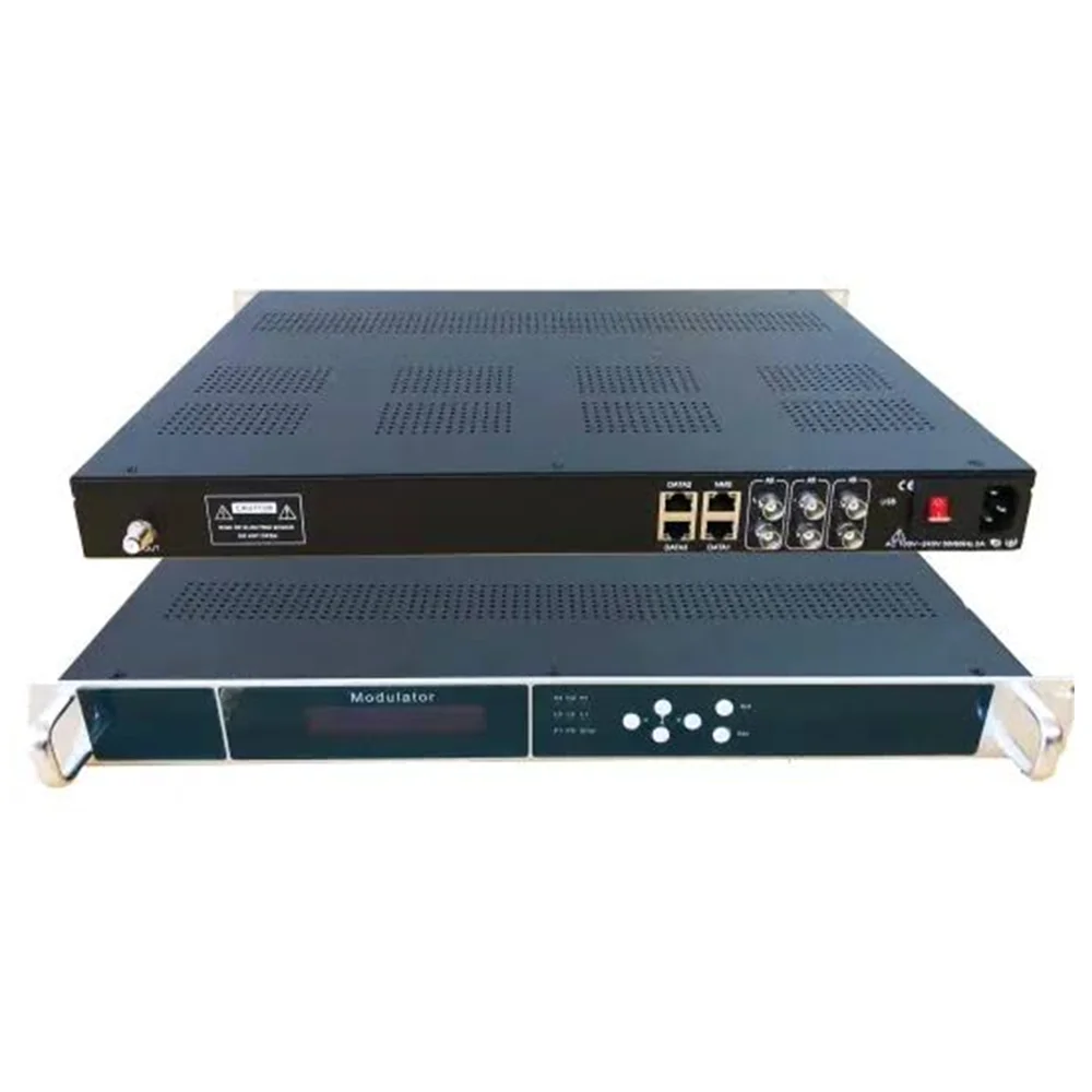 IPTV 8 ports rf channels isdbt modulator