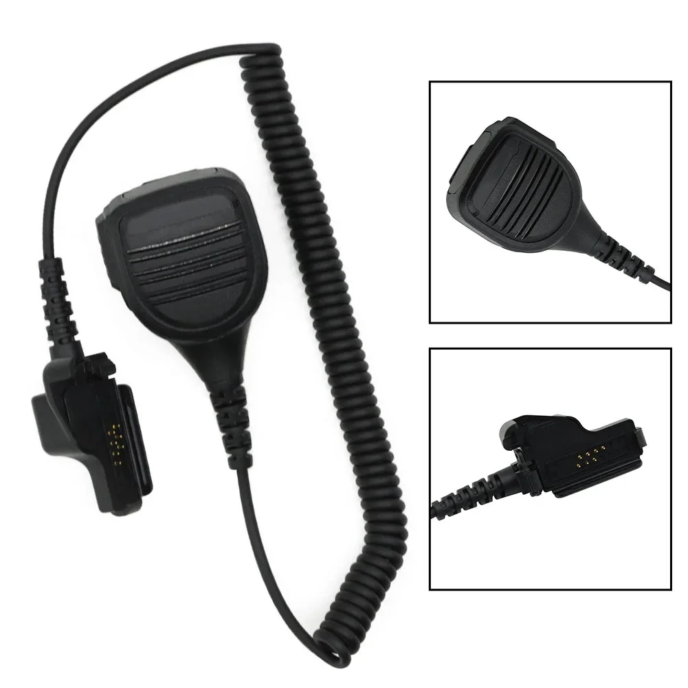 For Motorola XTS5000 PTT Accessory Speaker Microphone Noisy Environments Transmitter High-fidelity Pickup Unit