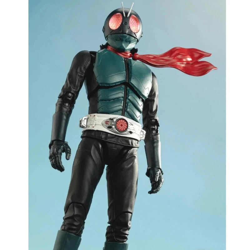 

New Kamen Rider 1 Hongo Takeshi Led Eye Light-Up Articulated Action Figure Official Model Desktop Ornament Birthday Gift