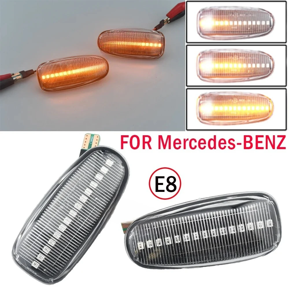 

High quality LED Side Marker Turn Signal Lights For Mercedes-Benz W210 W202 CLK W208 SLK R170 W638 Turn Signal Light