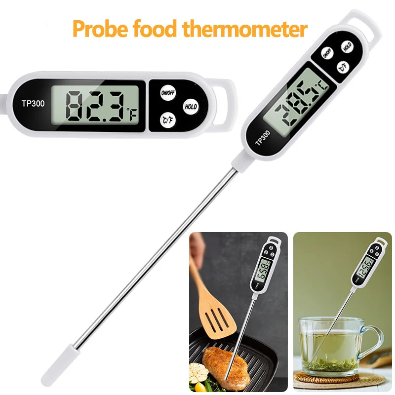 TP300 Food Thermometer Digital Kitchen Thermometer For Meat Cooking Food Probe BBQ Electronic Oven Kitchen Tools