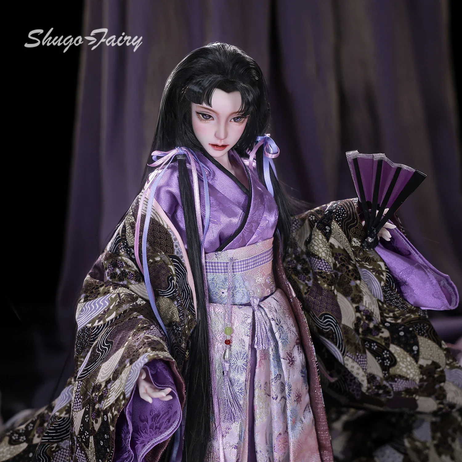 Shugafairy Finni Bjd Doll 1/3 Resin Fullset Art Figure Dolls Kimono Japanese Girl 1/3 Bjd Clothes Action Figure