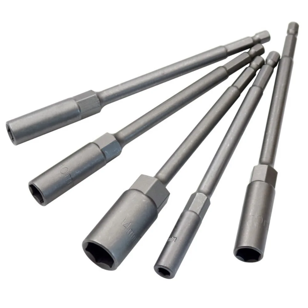 150mm Extended Drill Socket Head Hexagon Shank Nut Driver Drill Bit Adapter Electric Screwdriver Wrench Extension Bar