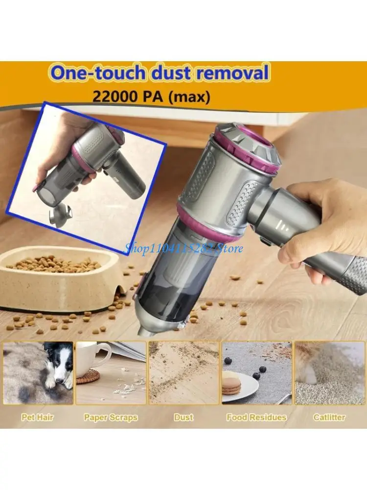 

Lightweight 22000Pa Rechargeable Car Vacuum Cleaner With 8 Special Tools 6 Layer Filtration System Fast Charging Design